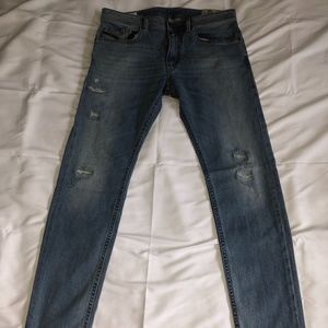 Men's Diesel Thommer Slim Skinny Jeans Stretch 32 x 32 087AX Distressed